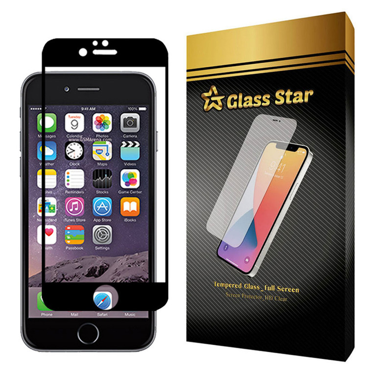 محافظ صفحه نمایش گلس استار مدل FUL مناسب برای گوشی موبایل اپل iPhone 6s Plus