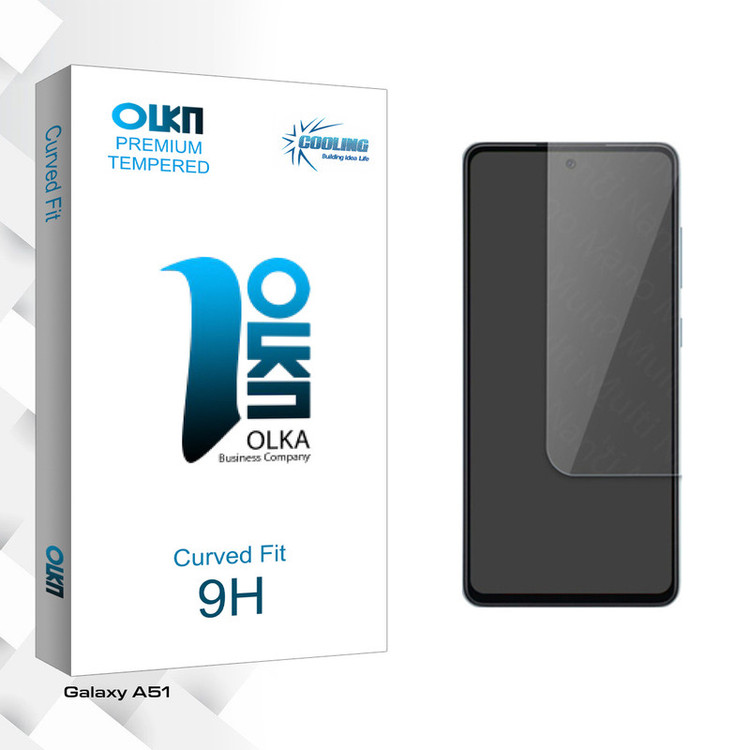 محافظ صفحه نمایش شیشه ای کولینگ مدل Olka Glass مناسب برای گوشی موبایل سامسونگ Galaxy A51