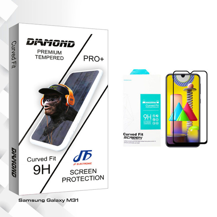 محافظ صفحه نمایش سرامیکی مات جی اف مدل Diamond glass مناسب برای گوشی موبایل سامسونگ Galaxy M31