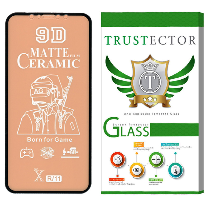 محافظ صفحه نمایش سرامیکی مات تراستکتور مدل CATA مناسب برای گوشی موبایل اپل iPhone 11