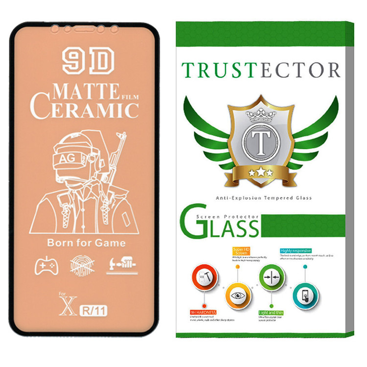 محافظ صفحه نمایش سرامیکی مات تراستکتور مدل CATA مناسب برای گوشی موبایل اپل iPhone 11