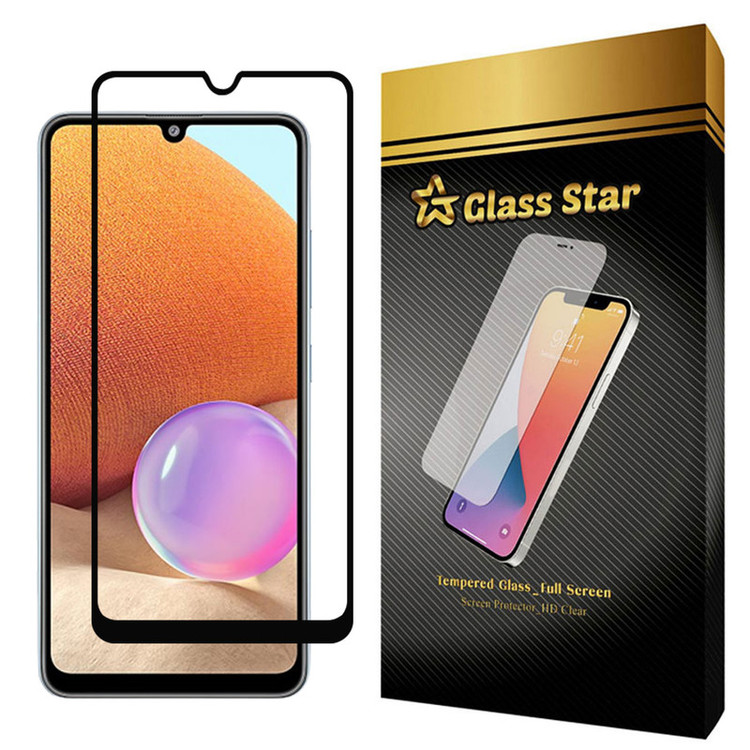 محافظ صفحه نمایش گلس استار مدل FULL مناسب برای گوشی موبایل سامسونگ Galaxy A32 4G