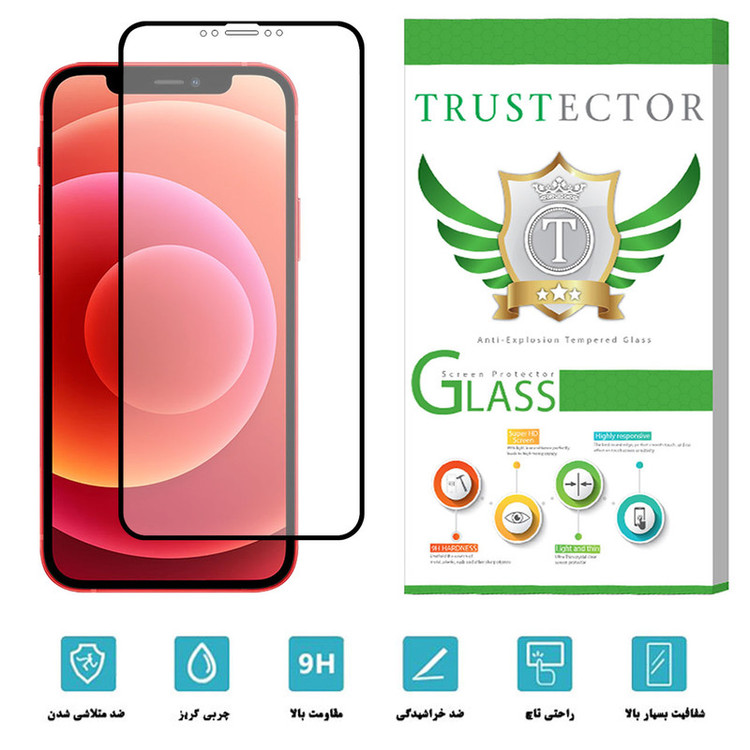 محافظ صفحه نمایش سرامیکی تراستکتور مدل CMT مناسب برای گوشی موبایل اپل iPhone 12 Pro Max