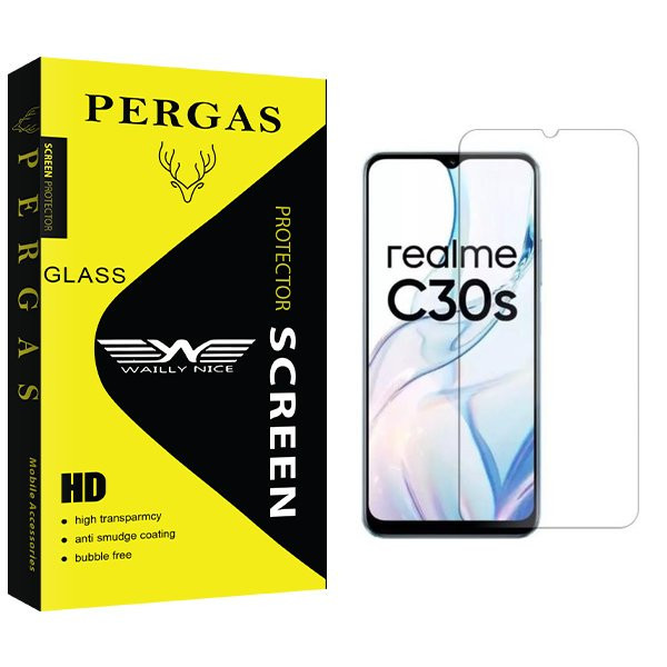 محافظ صفحه نمایش وایلی نایس مدل Pergas مناسب برای گوشی موبایل ریلمی C30s