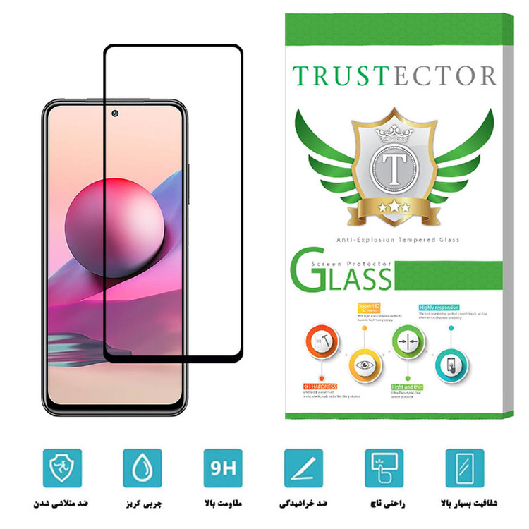 محافظ صفحه نمایش سرامیکی تراستکتور مدل CRT مناسب برای گوشی موبایل شیائومی Redmi Note 10S