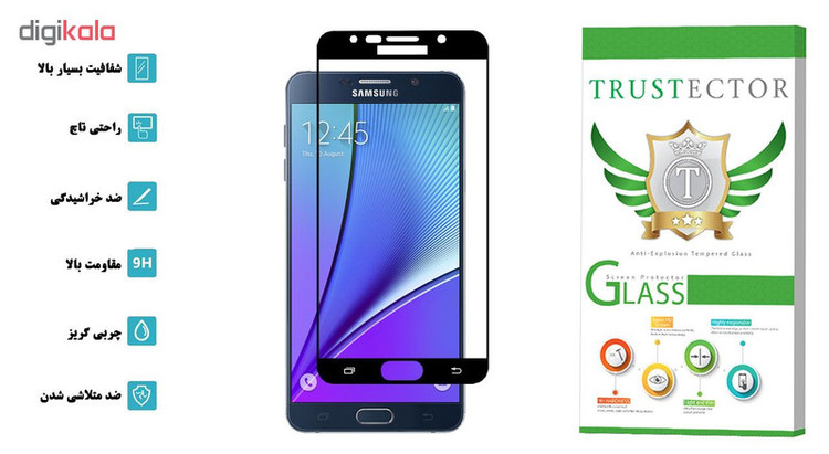 محافظ صفحه نمایش تراستکتور مدل GSS مناسب برای گوشی موبایل سامسونگ Galaxy Note5