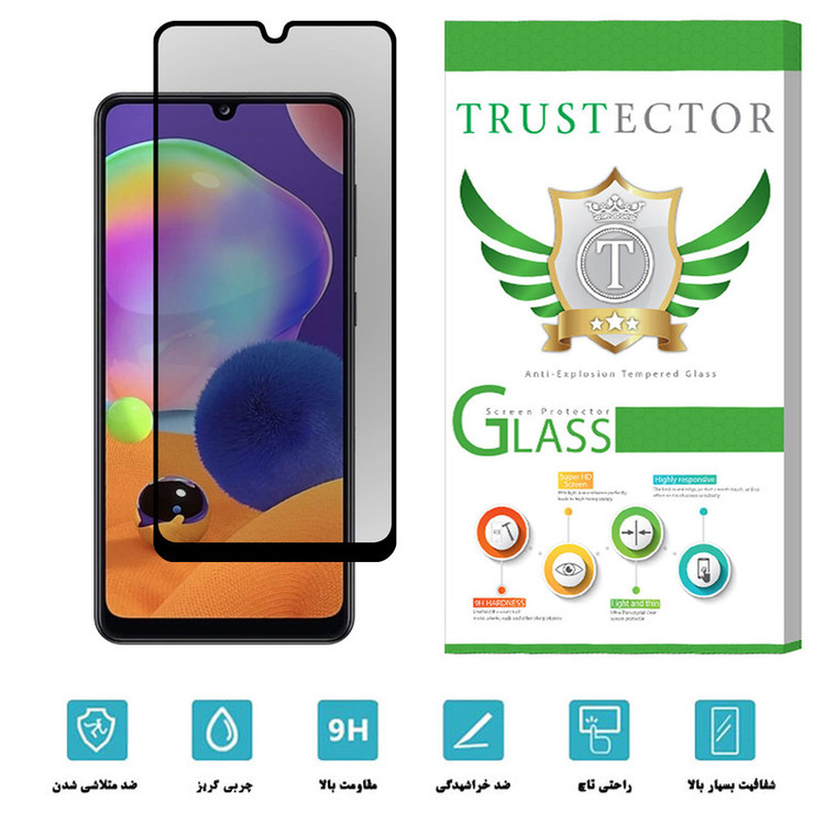 محافظ صفحه نمایش حریم شخصی تراستکتور مدل PRF-T مناسب برای گوشی موبایل سامسونگ Galaxy A31