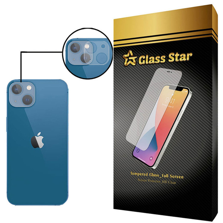 محافظ لنز دوربین گلس استار مدل L3D-X مناسب برای گوشی موبایل اپل iPhone 13