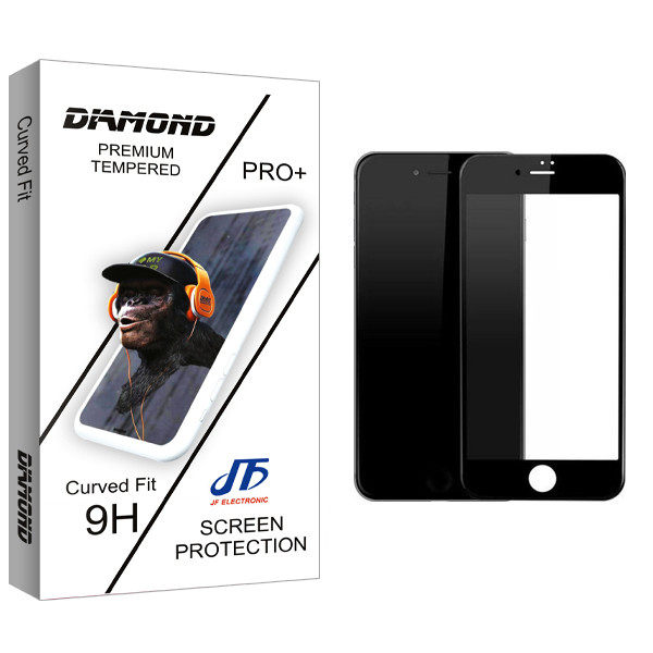محافظ صفحه نمایش مات جی اف مدل Diamond glass مناسب برای گوشی موبایل اپل iphone 7 /8 plus