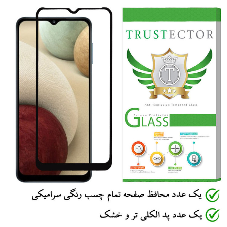 محافظ صفحه نمایش سرامیکی تراستکتور مدل CRB-Glass مناسب برای گوشی موبایل سامسونگ Galaxy A12