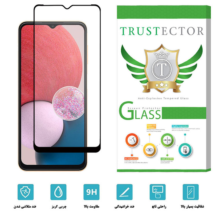 محافظ صفحه نمایش سرامیکی تراستکتور مدل CAT-Glass مناسب برای گوشی موبایل سامسونگ Galaxy A13