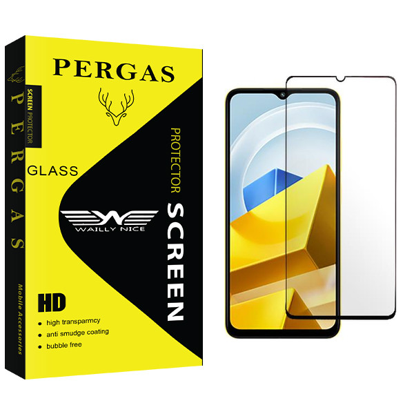 محافظ صفحه نمایش سرامیکی وایلی نایس مدل Pergas مناسب برای گوشی موبایل شیائومی Poco M5