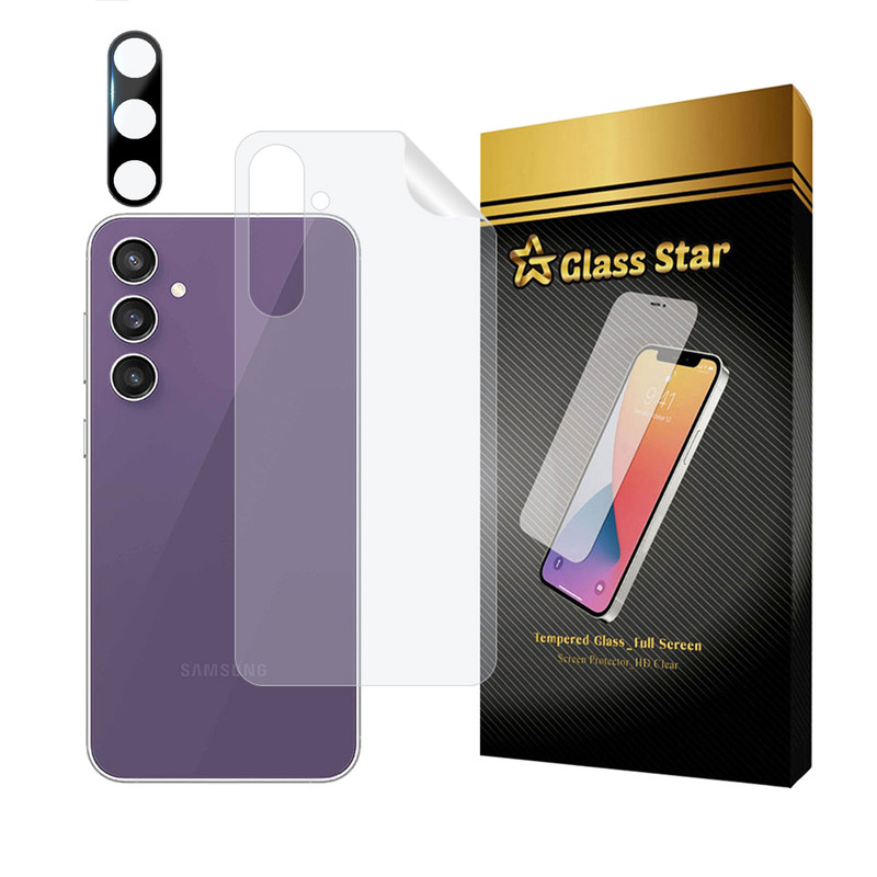 محافظ پشت گوشی گلس استار مدل MTBFULG مناسب برای گوشی موبایل سامسونگ Galaxy S23 FE 5G به همراه محافظ لنز