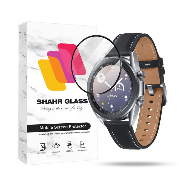 محافظ صفحه نمایش شهر گلس مدل PMMWSH مناسب برای ساعت هوشمند سامسونگ Galaxy Watch 3 SM-R840 45 mm