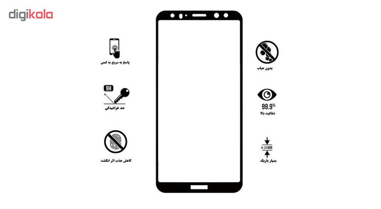 محافظ صفحه نمایش تراستکتور مدل GSS مناسب برای گوشی موبایل هوآوی Mate 10 Lite