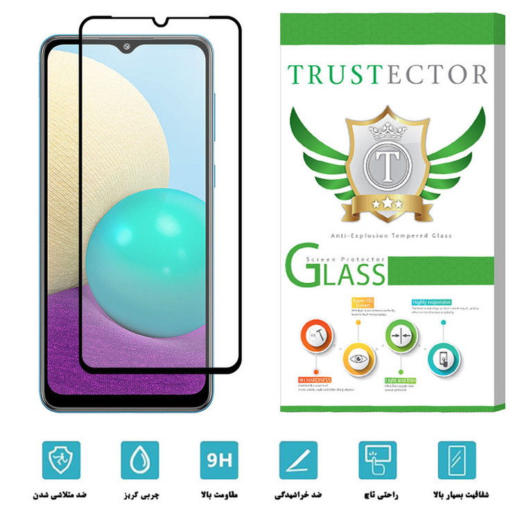 محافظ صفحه نمایش سرامیکی تراستکتور مدل CMT مناسب برای گوشی موبایل سامسونگ Galaxy A02