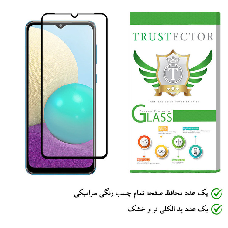 محافظ صفحه نمایش سرامیکی تراستکتور مدل CMT مناسب برای گوشی موبایل سامسونگ Galaxy A02