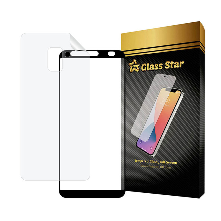 محافظ صفحه نمایش سرامیکی مات گلس استار مدل MCERAMNANOS مناسب برای گوشی موبایل Galaxy A8 Plus 2018 به همراه محافظ پشت گوشی