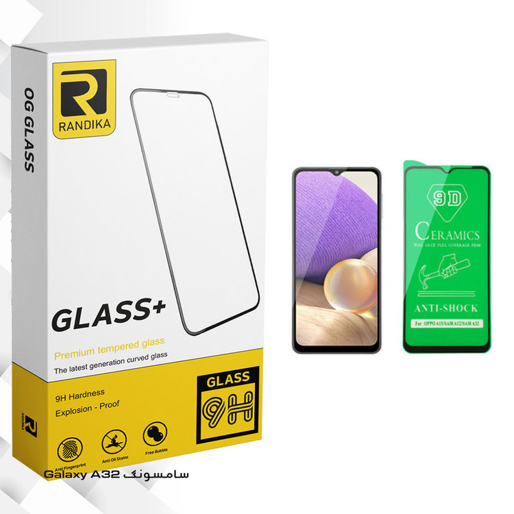 محافظ صفحه نمایش سرامیکی راندیکا مدل GLD مناسب برای گوشی موبایل سامسونگ Galaxy A32