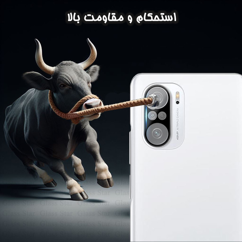 محافظ لنز دوربین گلس استار مدل LENSFS مناسب برای گوشی موبایل شیائومی Poco F3 / Redmi K40 / Redmi K40 Pro / Redmi K40 Pro Plus
