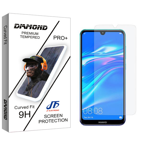محافظ صفحه نمایش جی اف مدل Diamond مناسب برای گوشی موبایل هوآوی Y7 Prime 2019