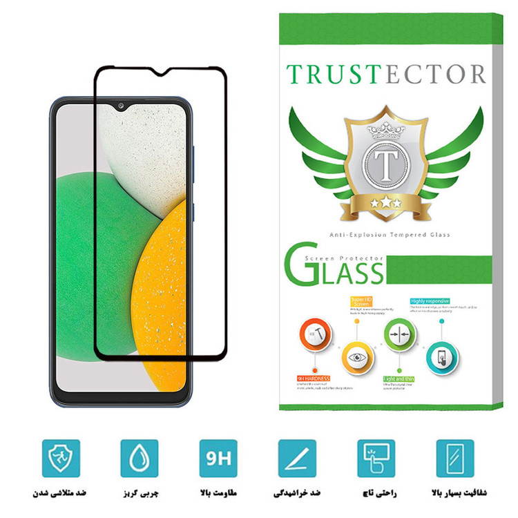 محافظ صفحه نمایش سرامیکی تراستکتور مدل CRT مناسب برای گوشی موبایل سامسونگ Galaxy A03 Core