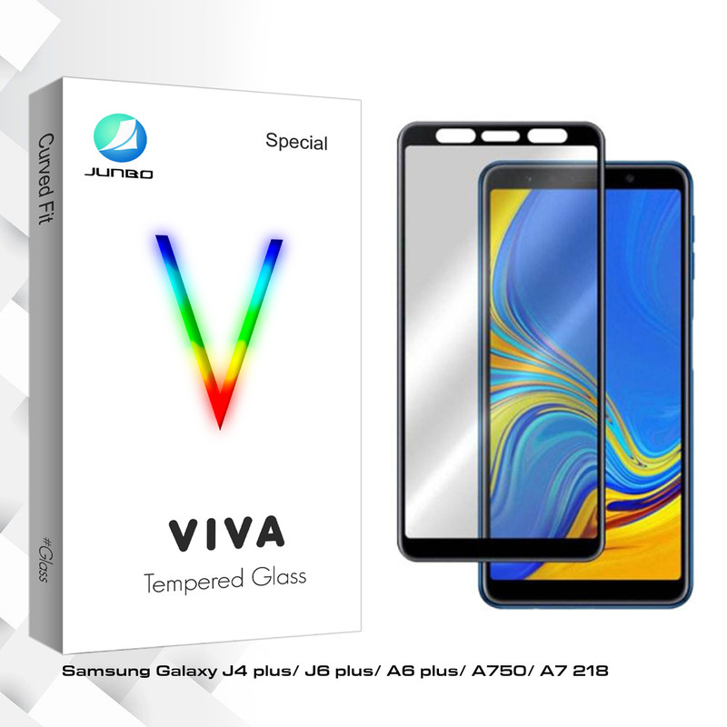 محافظ صفحه نمایش سرامیکی جانبو مدل Viva Glass مناسب برای گوشی موبایل سامسونگ J4 plus/ J6 plus/ A6 plus/ A750/ A7 218