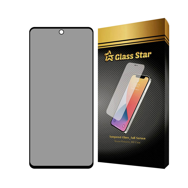 محافظ صفحه نمایش حریم شخصی گلس استار مدل PRIVFULLG مناسب برای گوشی موبایل شیائومی Redmi Note 11 Pro 5G/Note 11 Pro Plus 5G/Mi 11i/11i HyperCharge 5G/Poco F3/Poco F4/Poco F4 GT/Poco X4 Pro 5G