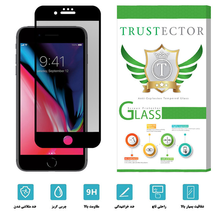 محافظ صفحه نمایش سرامیکی تراستکتور مدل CRP مناسب برای گوشی موبایل اپل iPhone SE 2020