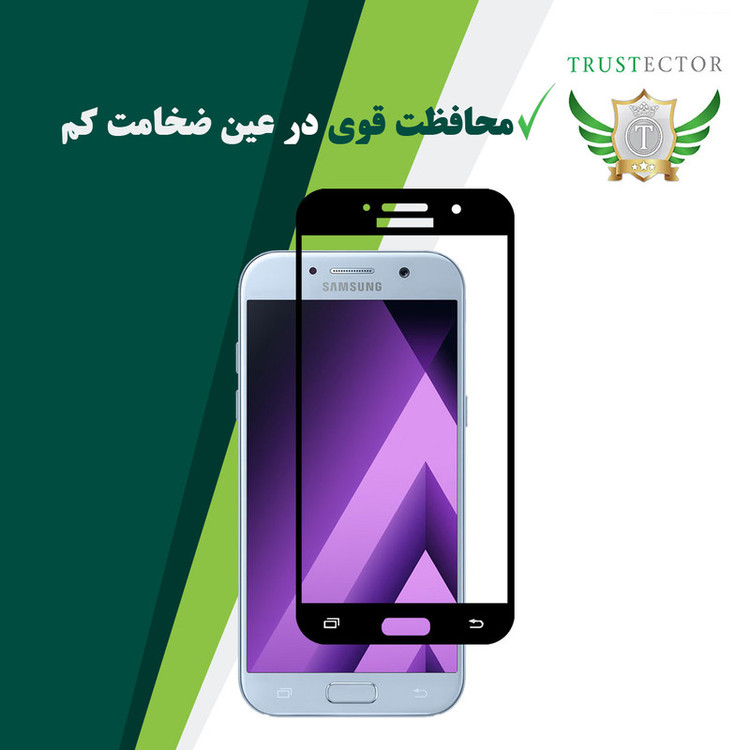 محافظ صفحه نمایش سرامیکی تراستکتور مدل CRM مناسب برای گوشی موبایل سامسونگ Galaxy A7 2017