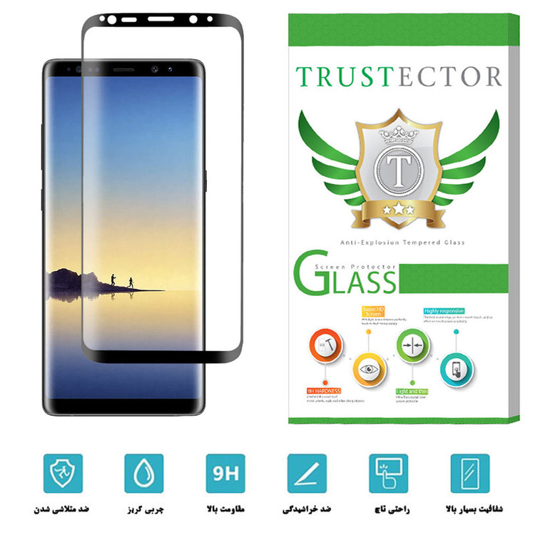 محافظ صفحه نمایش سرامیکی تراستکتور مدل CRA مناسب برای گوشی موبایل سامسونگ Galaxy Note8