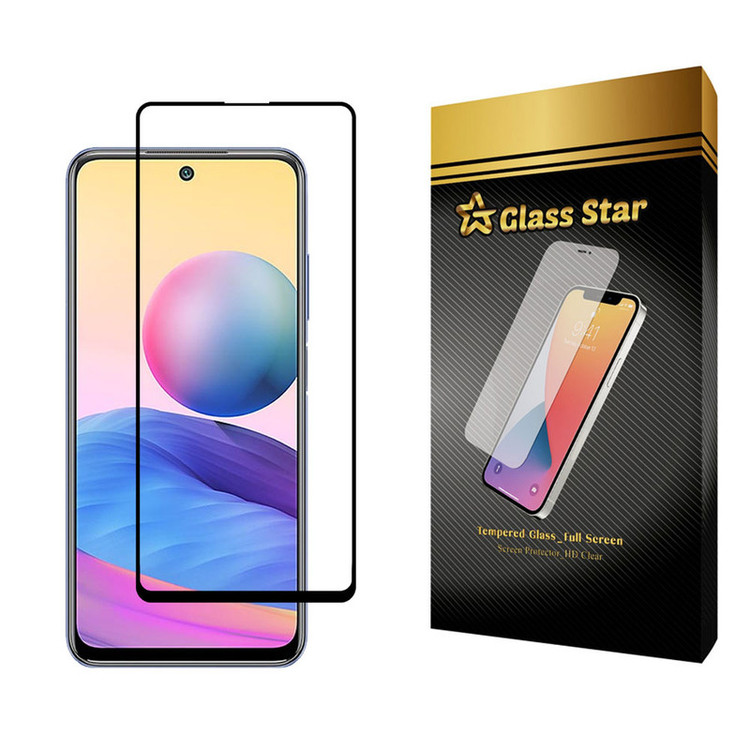 محافظ صفحه نمایش 5D گلس استار مدل FULL مناسب برای گوشی موبایل شیائومی Redmi Note 10S