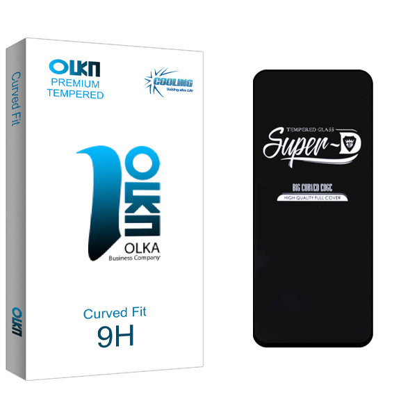 محافظ صفحه نمایش شیشه ای کولینگ مدل Olka GlassSuper D مناسب برای گوشی موبایل شیائومی Note 10 promax