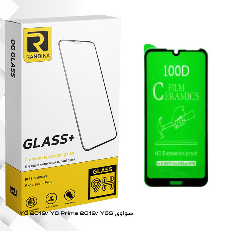 محافظ صفحه نمایش راندیکا مدل GLD مناسب برای گوشی موبایل هوآوی Y6 2019/ Y6 Prime 2019/ Y6S