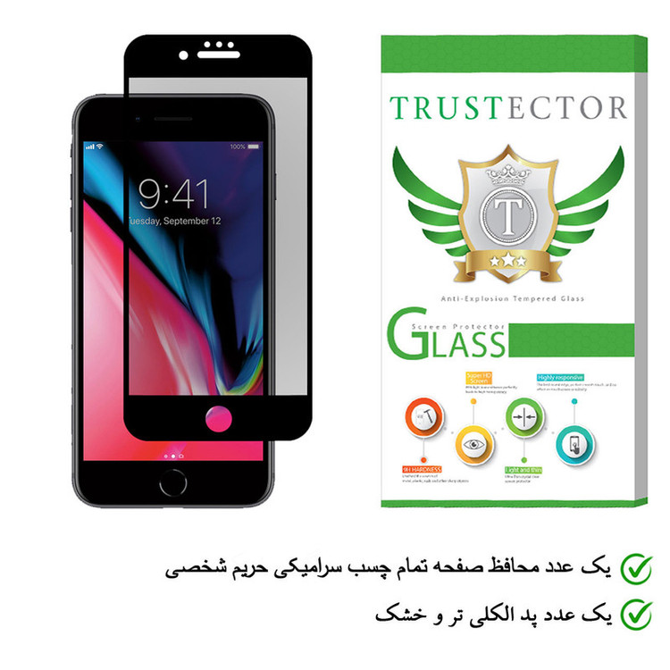 محافظ صفحه نمایش سرامیکی تراستکتور مدل CRP-T مناسب برای گوشی موبایل اپل iPhone 6