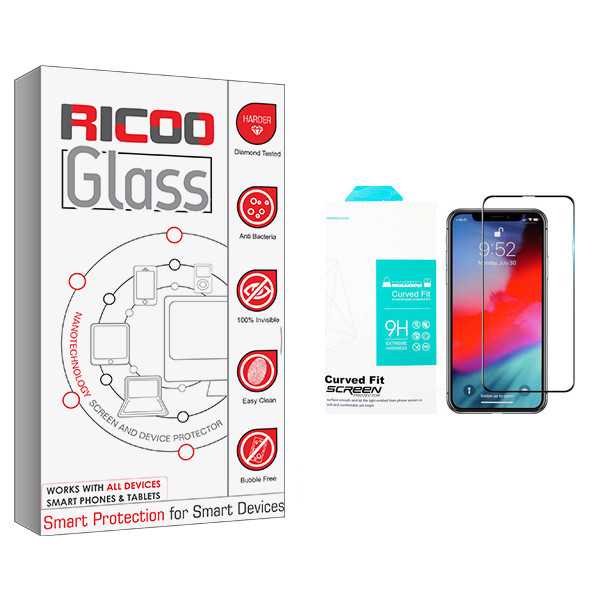 محافظ صفحه نمایش مات  ریکوو مدل +HD مناسب برای گوشی موبایل اپل Iphone X/ Xs