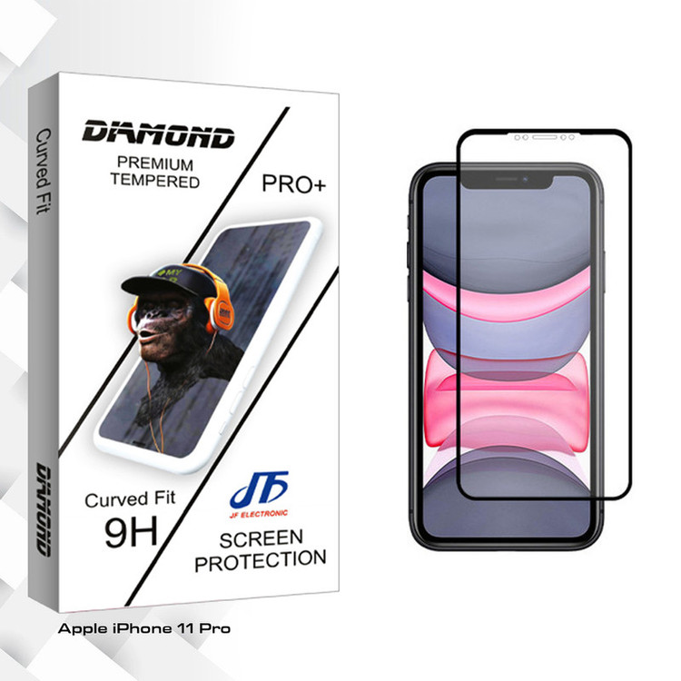 محافظ صفحه نمایش مات جی اف مدل Diamond glass مناسب برای گوشی موبایل اپل iPhone 11 Pro