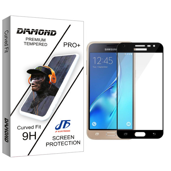 محافظ صفحه نمایش شیشه ای جی اف مدل Diamond glass مناسب برای گوشی موبایل سامسونگ galaxy J3 Pro