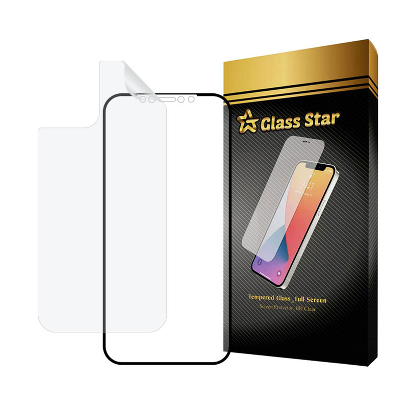 محافظ صفحه نمایش مات گلس استار مدل MCERAMNANOS مناسب برای گوشی موبایل اپل iPhone 12 Pro به همراه محافظ پشت گوشی