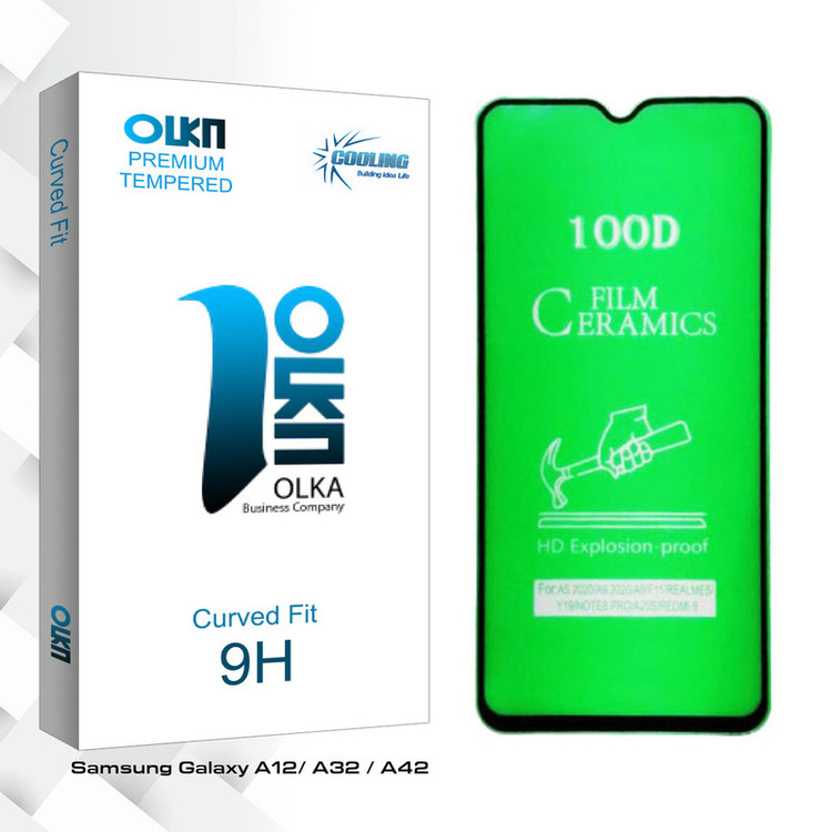 محافظ صفحه نمایش سرامیکی کولینگ مدل Olka glass مناسب برای گوشی موبایل سامسونگ Galaxy A12/ A32 / A42