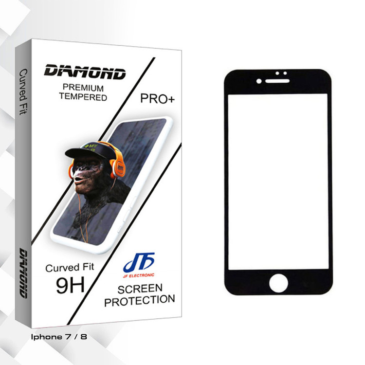 محافظ صفحه نمایش جی اف مدل Diamond glass مناسب برای گوشی موبایل اپل 7/8 iphone