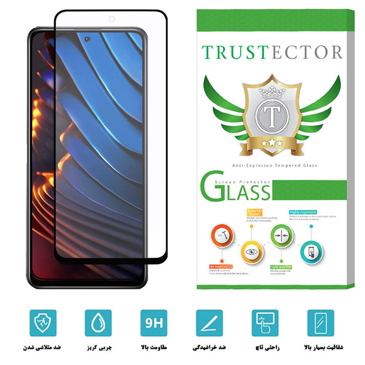 محافظ صفحه نمایش سرامیکی تراستکتور مدل CAT مناسب برای گوشی موبایل شیائومی Poco X3 GT