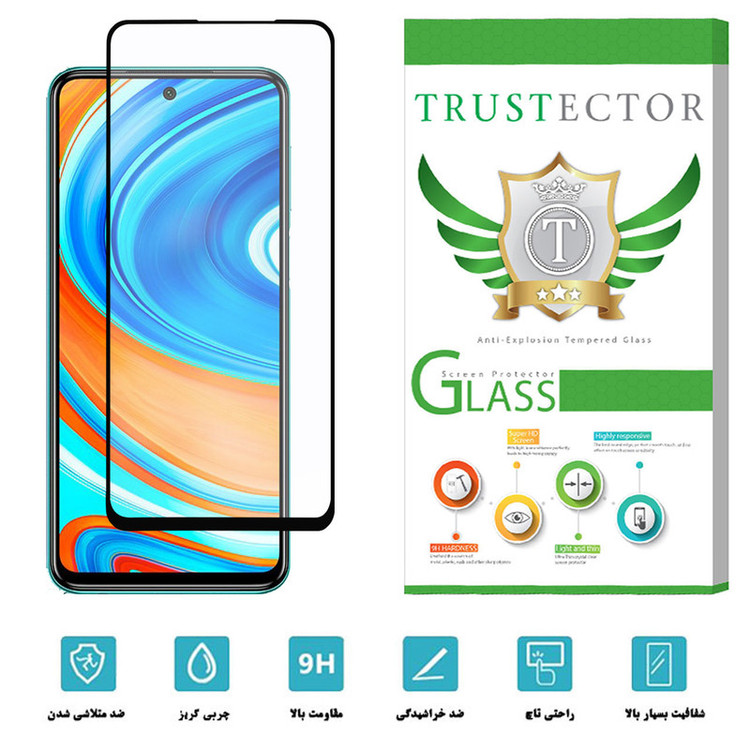محافظ صفحه نمایش سرامیکی تراستکتور مدل CAT مناسب برای گوشی موبایل شیائومی Redmi Note 9