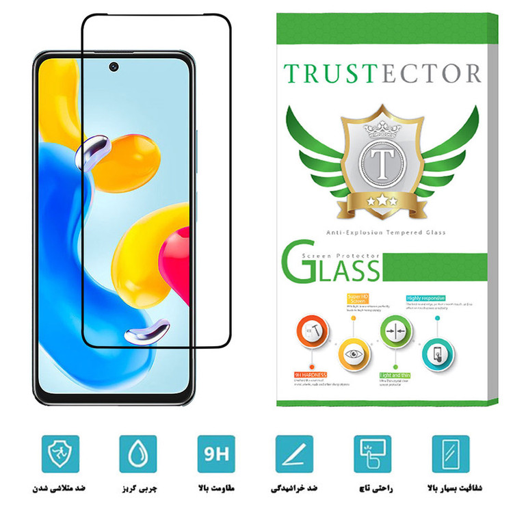 محافظ صفحه نمایش سرامیکی تراستکتور مدل CRT-Glass مناسب برای گوشی موبایل شیائومی Redmi Note 11S 5G