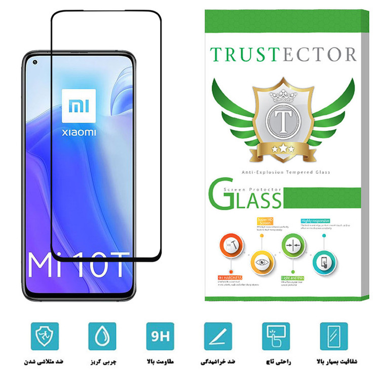محافظ صفحه نمایش سرامیکی تراستکتور مدل CRT-Glass مناسب برای گوشی موبایل شیائومی Mi 10T 5G