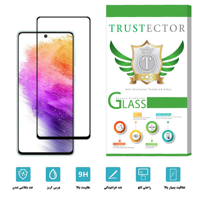محافظ صفحه نمایش سرامیکی تراستکتور مدل CRT-Glass مناسب برای گوشی موبایل سامسونگ Galaxy A73 5G