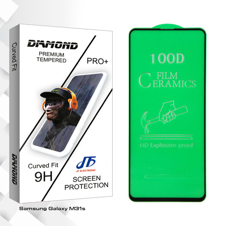 محافظ صفحه نمایش سرامیکی جی اف مدل Diamond glass مناسب برای گوشی موبایل سامسونگ Galaxy M31s