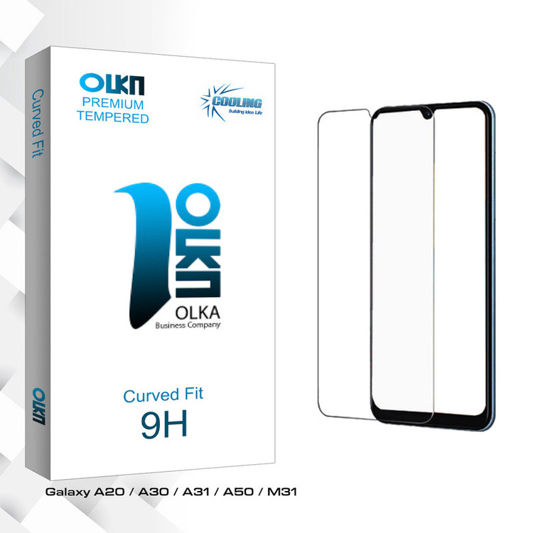 محافظ صفحه نمایش شیشه ای کولینگ مدل Olka Glass مناسب برای گوشی موبایل سامسونگ Galaxy A20 / A30 / A31 / A50 / M31
