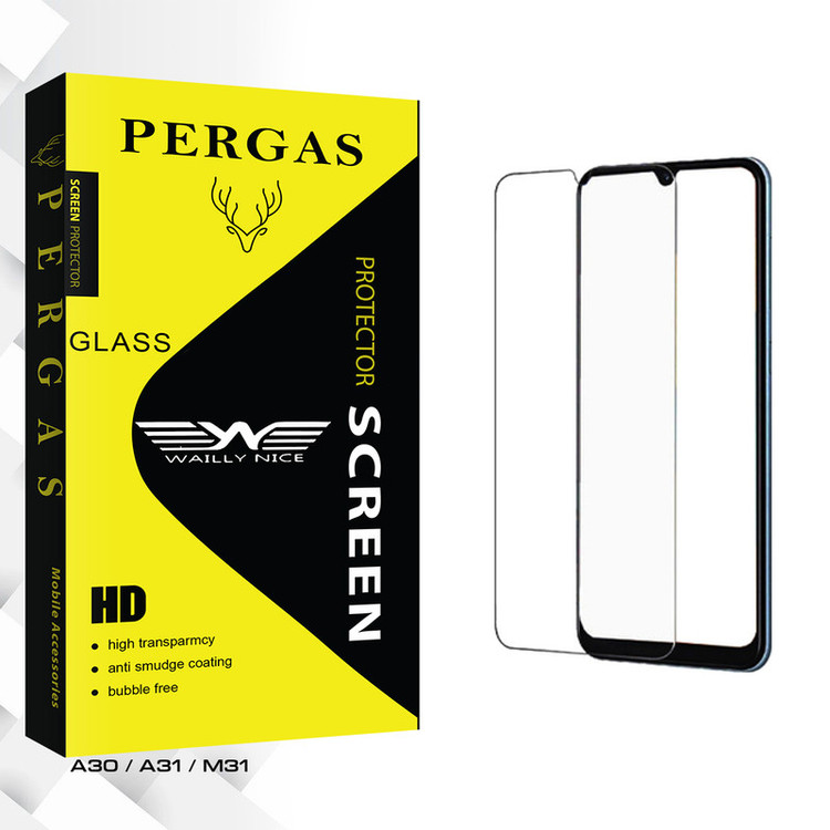 محافظ صفحه نمایش شیشه ای وایلی نایس مدل Pergas Glass مناسب برای گوشی موبایل سامسونگ Galaxy A30 / A31 / M31