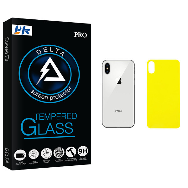 محافظ پشت گوشی پی کی مدل Delta Glass مناسب برای گوشی موبایل اپل iPhone X